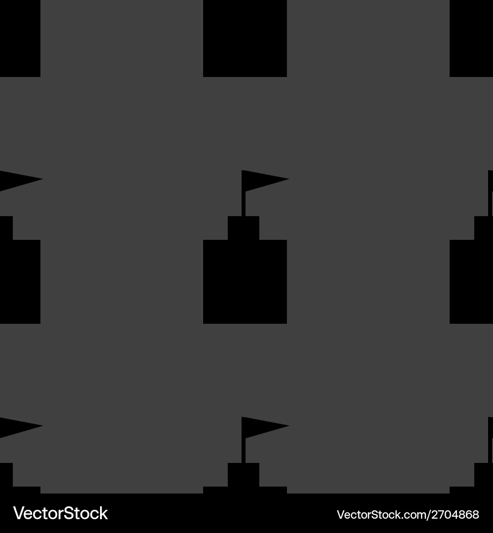 Tower web icon flat design seamless gray pattern Vector Image