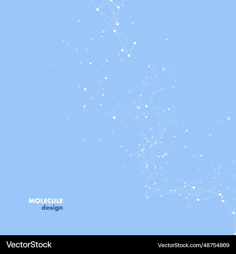 Abstract polygonal with connecting dots and lines Abstract polygonal with connecting dots and lines vector image