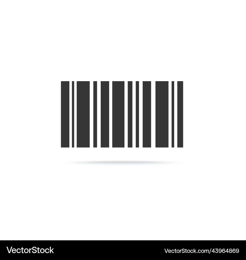 Barcode icon bar code for web Barcode icon bar code for web vector image