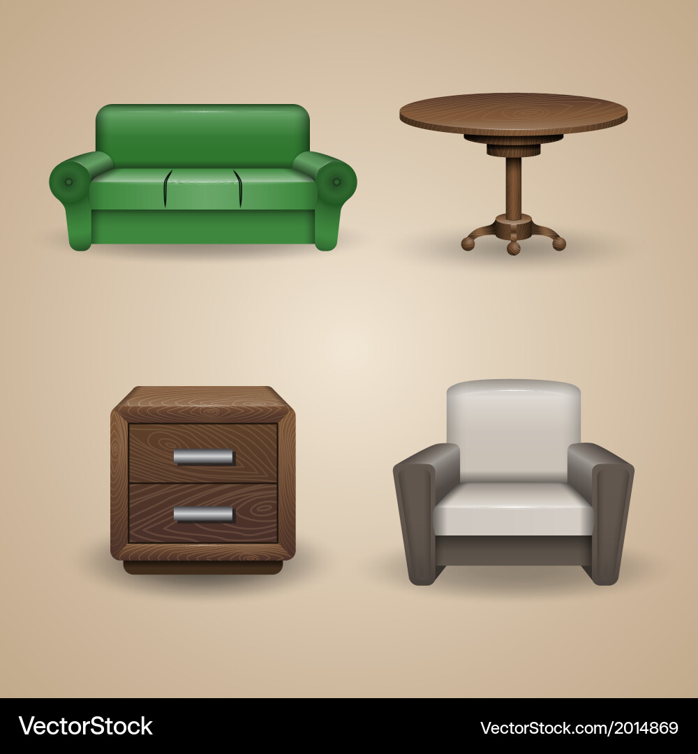 Furniture Royalty Free Vector Image - VectorStock