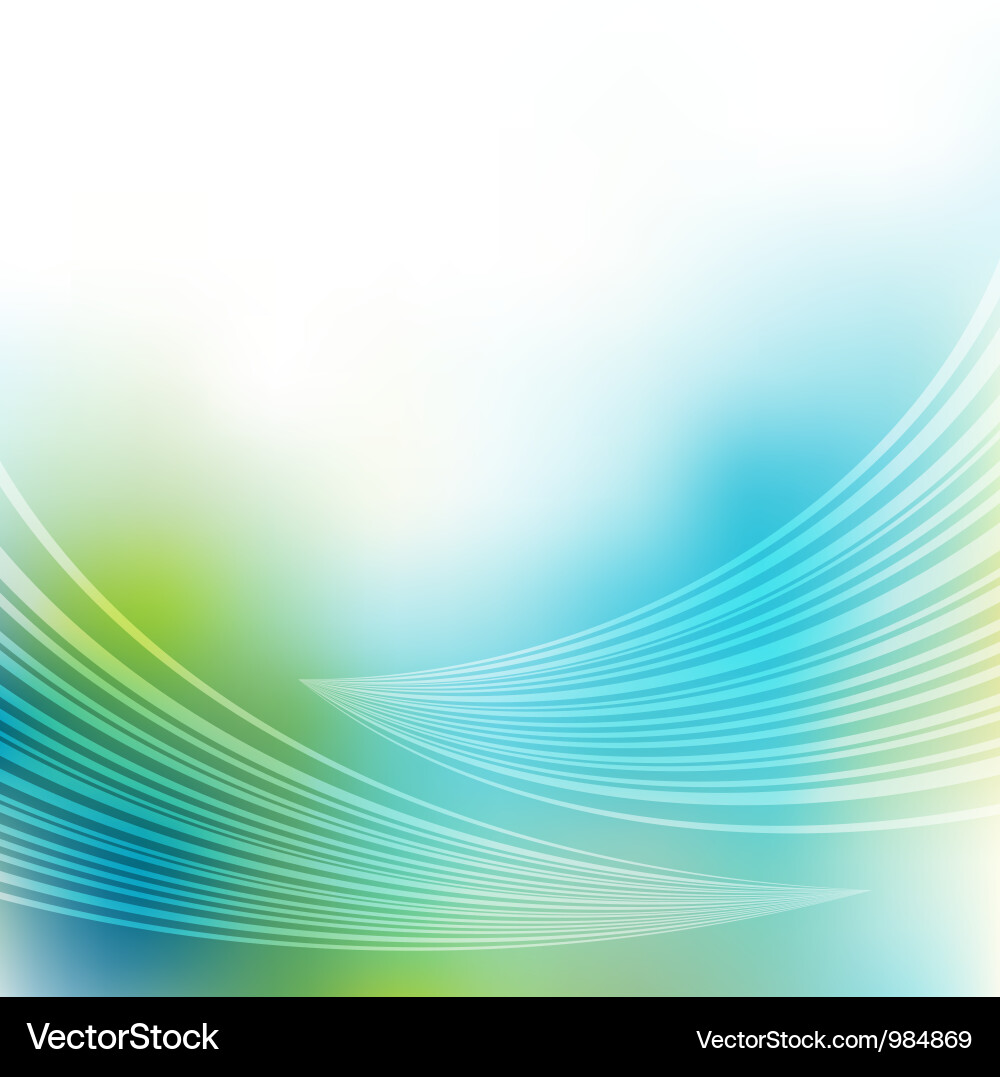 Spring Green Gradient Background vector image