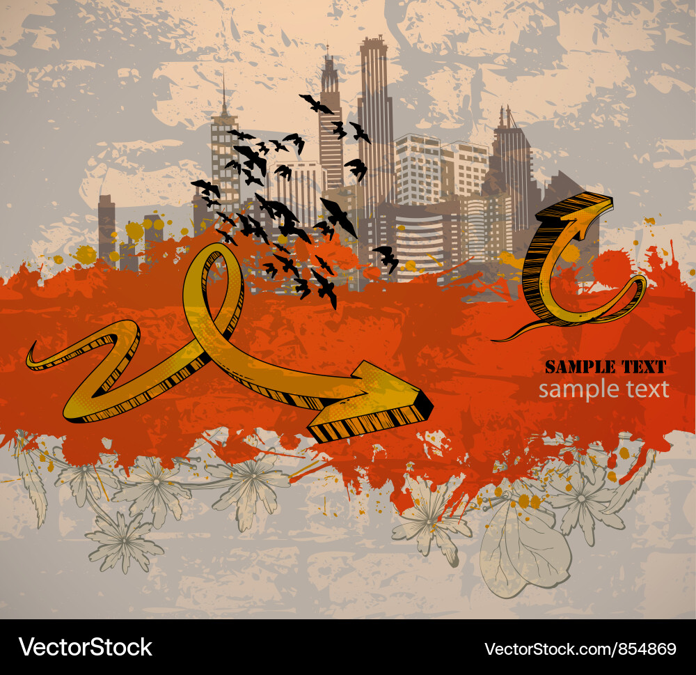 Urban background Vector Image