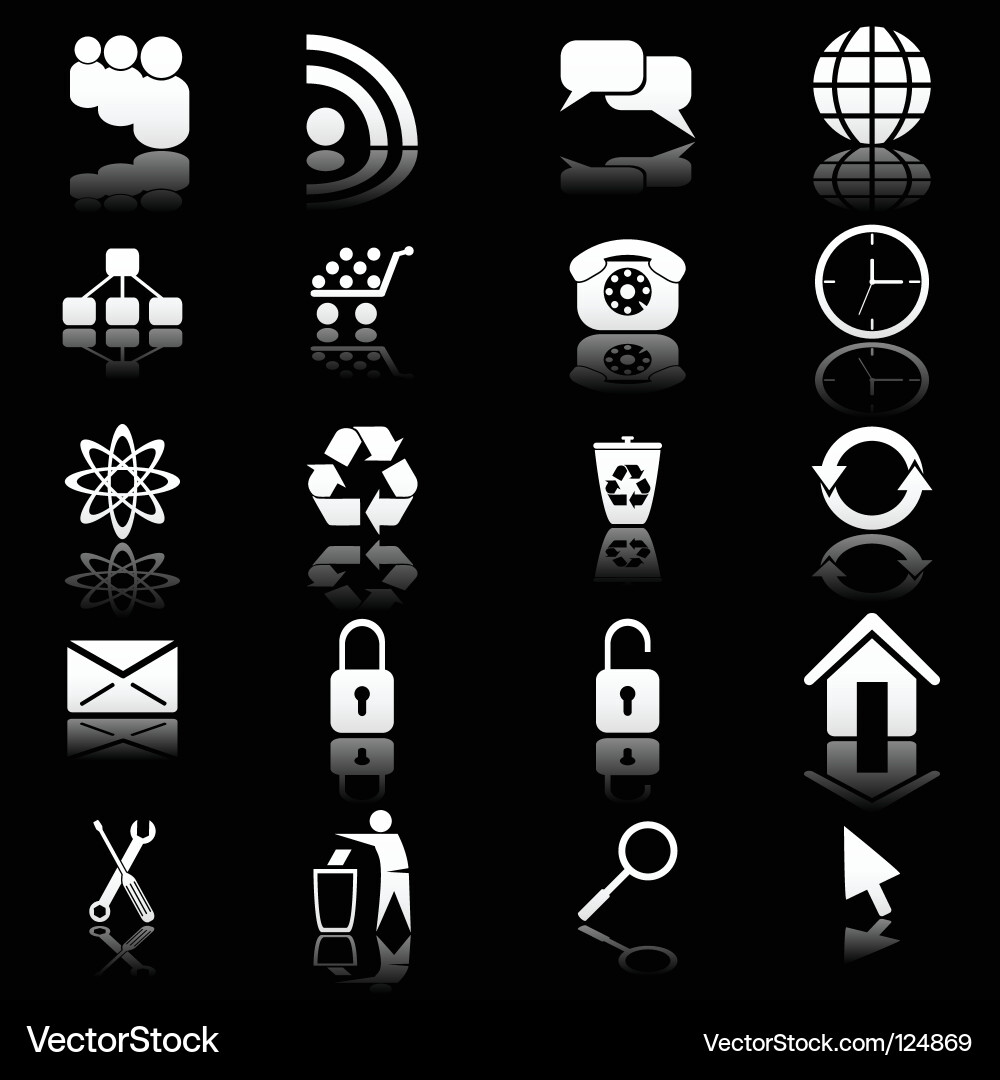 Web Icon Collection vector image