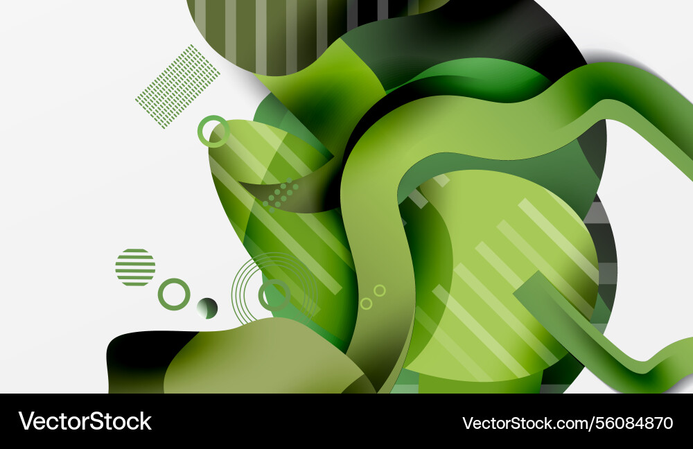 Abstract background - lines circles and liquid Abstract background - lines circles and liquid vector image