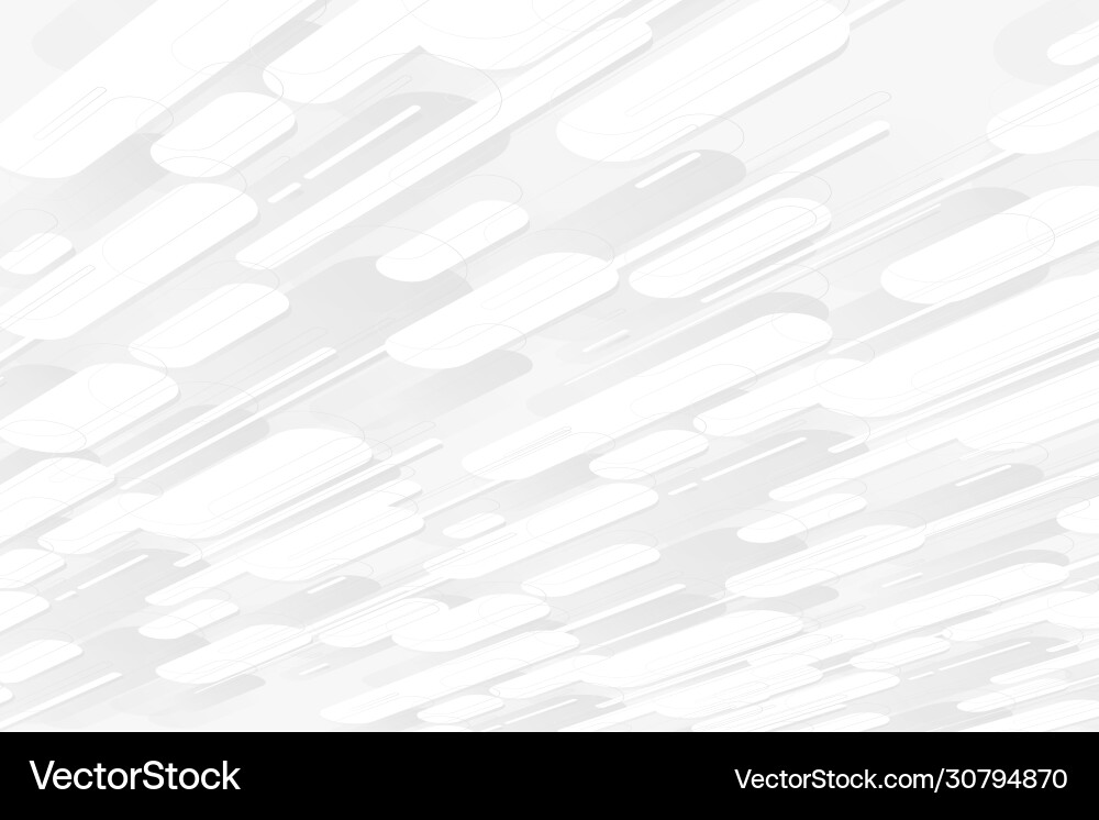 Abstract gray and white round line pattern vector image