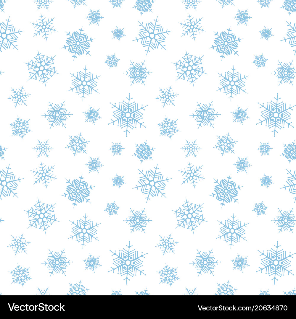 Abstract pattern of falling snowflakes Abstract pattern of falling snowflakes vector image