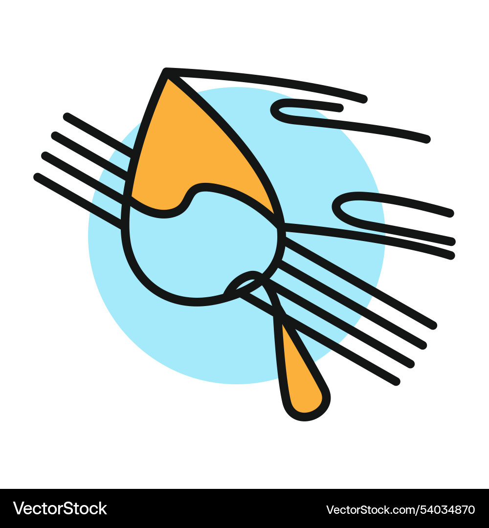 Building line icon color symbol in simple style Vector Image
