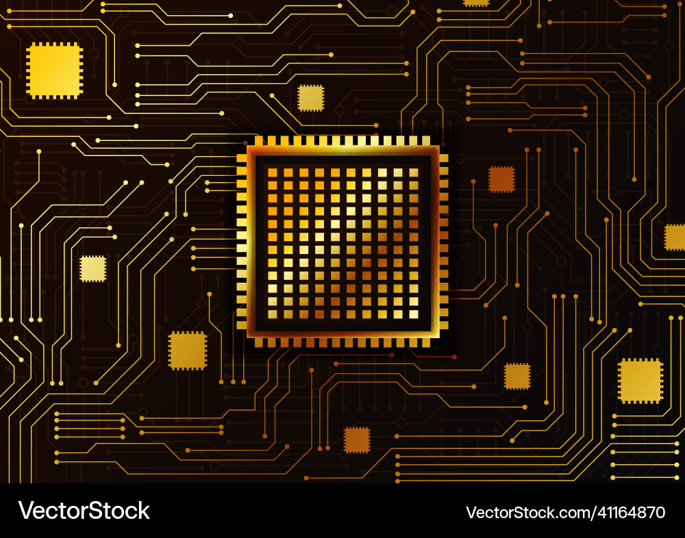 Circuit technology background with hi-tech digital Circuit technology background with hi-tech digital vector image