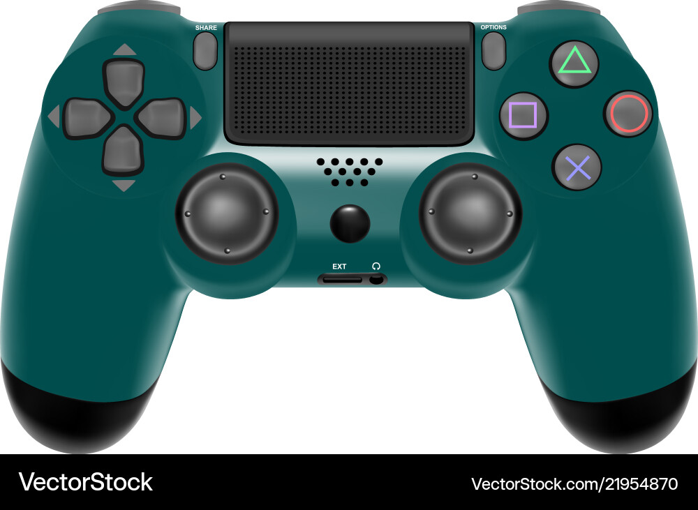 Gamepad for a console gamegame controller isolate vector image