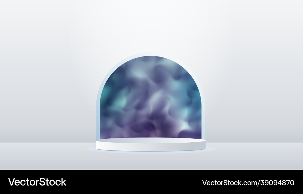 Minimal scene with magic fog outside the window Minimal scene with magic fog outside the window Vector Image