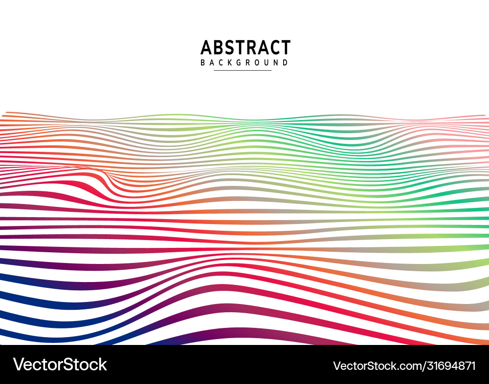 Abstract colorful lines wave wavy stripes pattern Abstract colorful lines wave wavy stripes pattern vector image