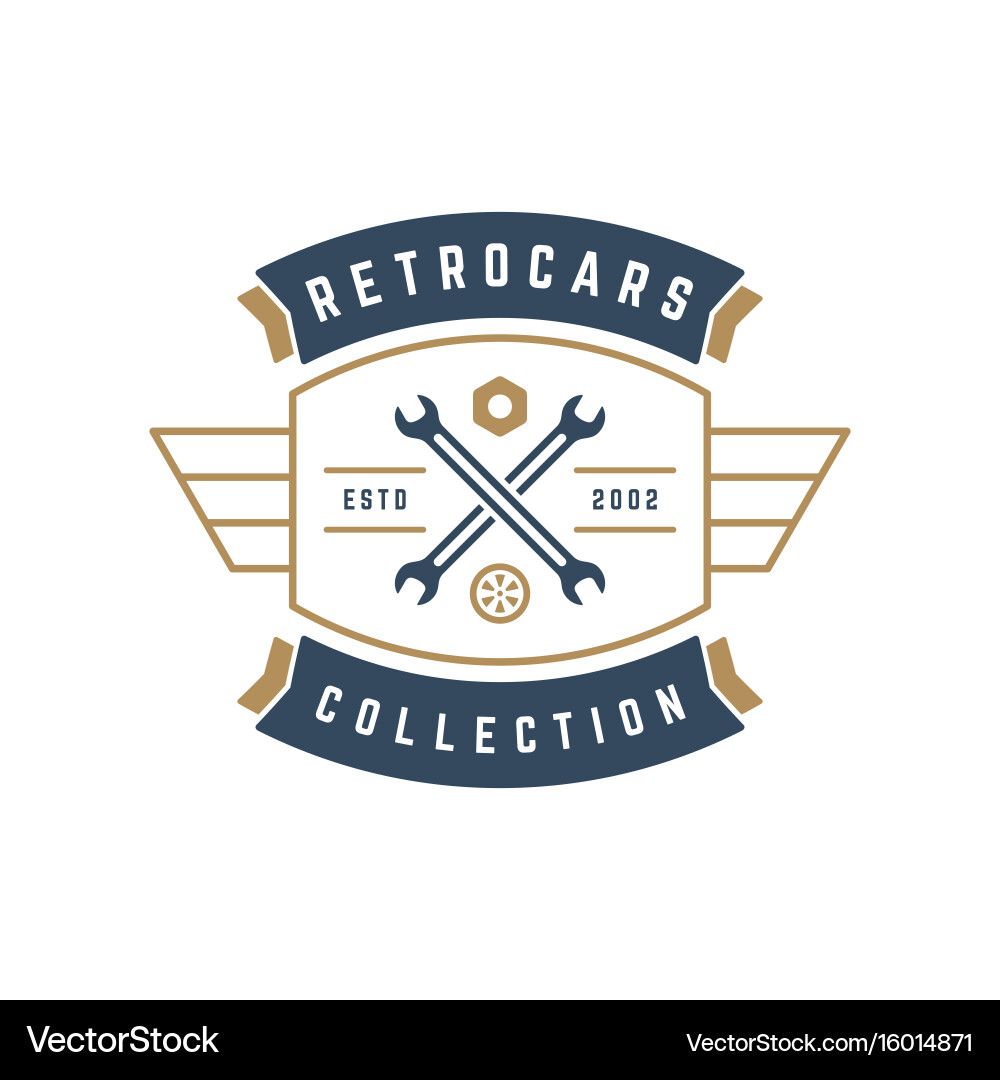 Car wheel logo template design element Vector Image