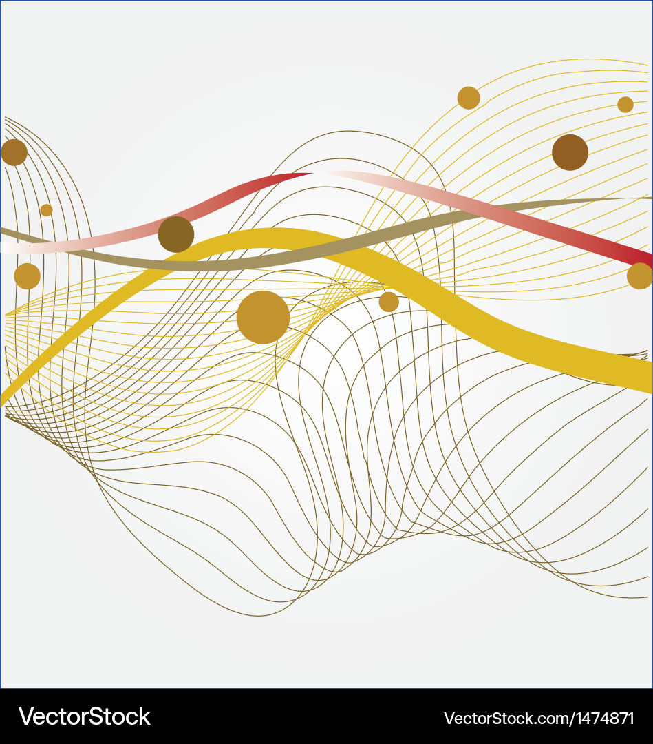Dynamic Abstract Lines Vector Image