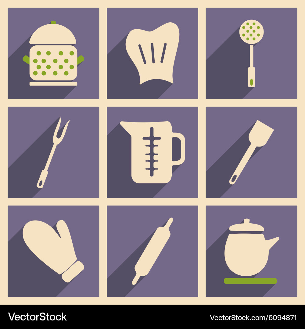 Flat with shadow concept and mobile application Vector Image