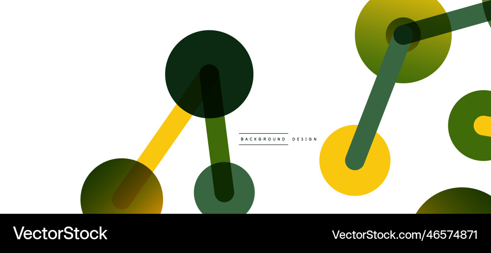 Network concept abstract background dots Vector Image