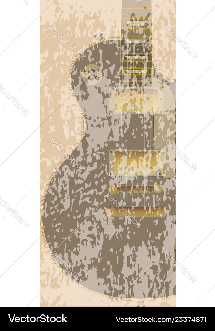 Rock instruments background Vector Image
