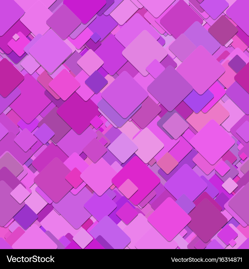 Seamless abstract diagonal square pattern vector image