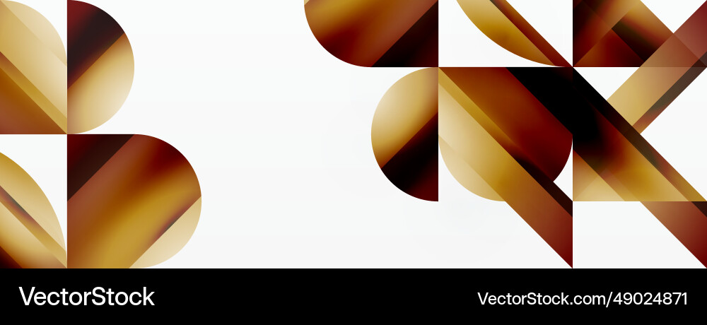 Vivid gradient triangles and circles on white Vivid gradient triangles and circles on white Vector Image