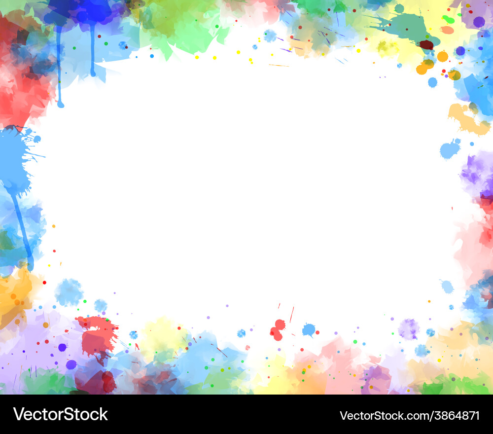 Watercolor background vector image