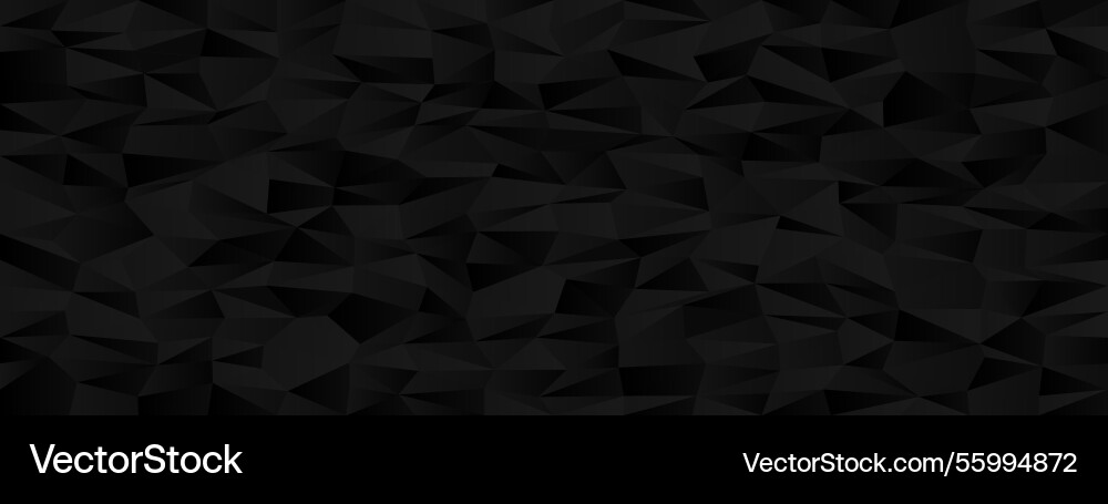 Abstract geometric pattern with black triangular Vector Image
