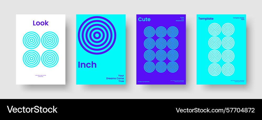 Abstract poster design isolated background layout Abstract poster design isolated background layout Vector Image