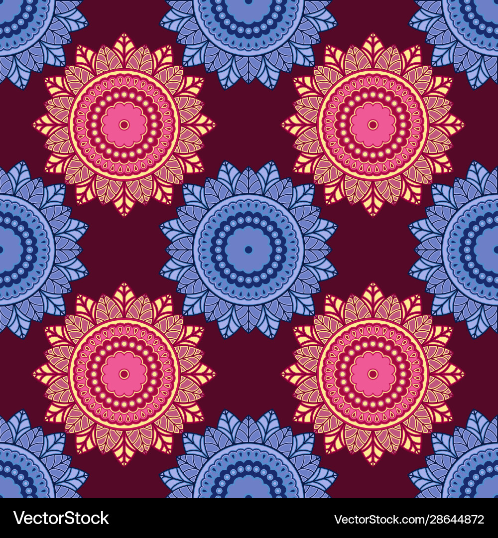 Decorative seamless pattern with repeated shapes Decorative seamless pattern with repeated shapes vector image