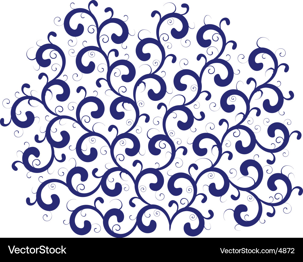 Dynamic Spiral Tree vector image