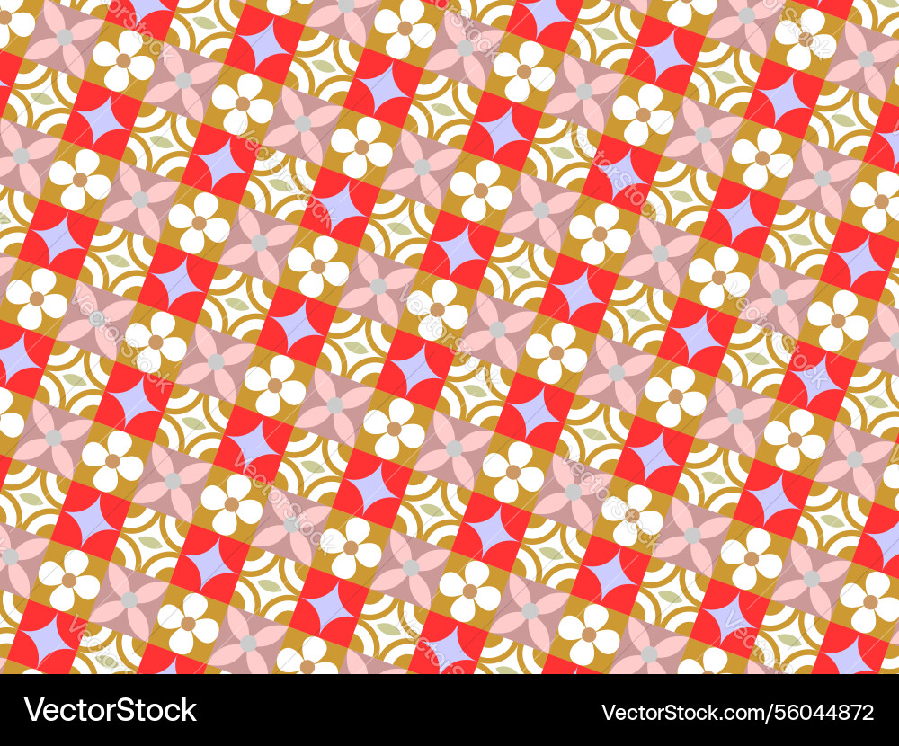 Simple and creative seamless background pattern Vector Image