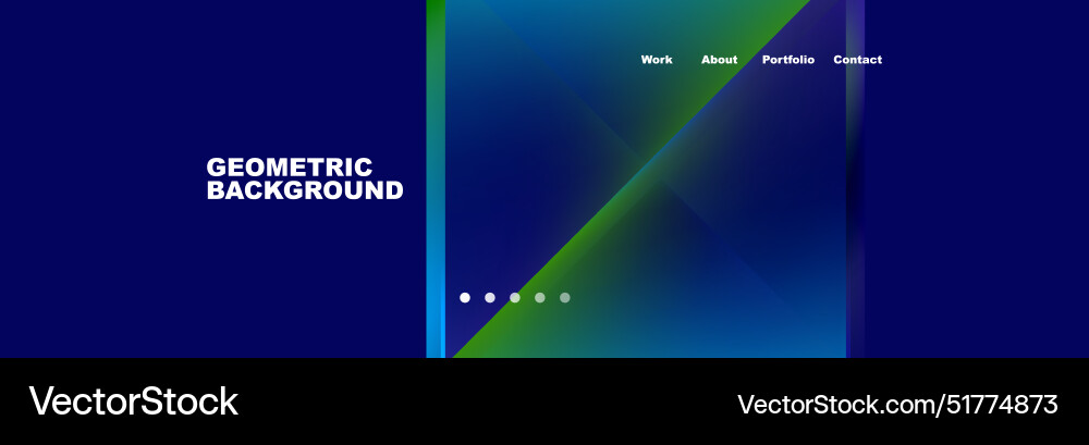 Colorful fluid gradient triangles and squares web Colorful fluid gradient triangles and squares web vector image