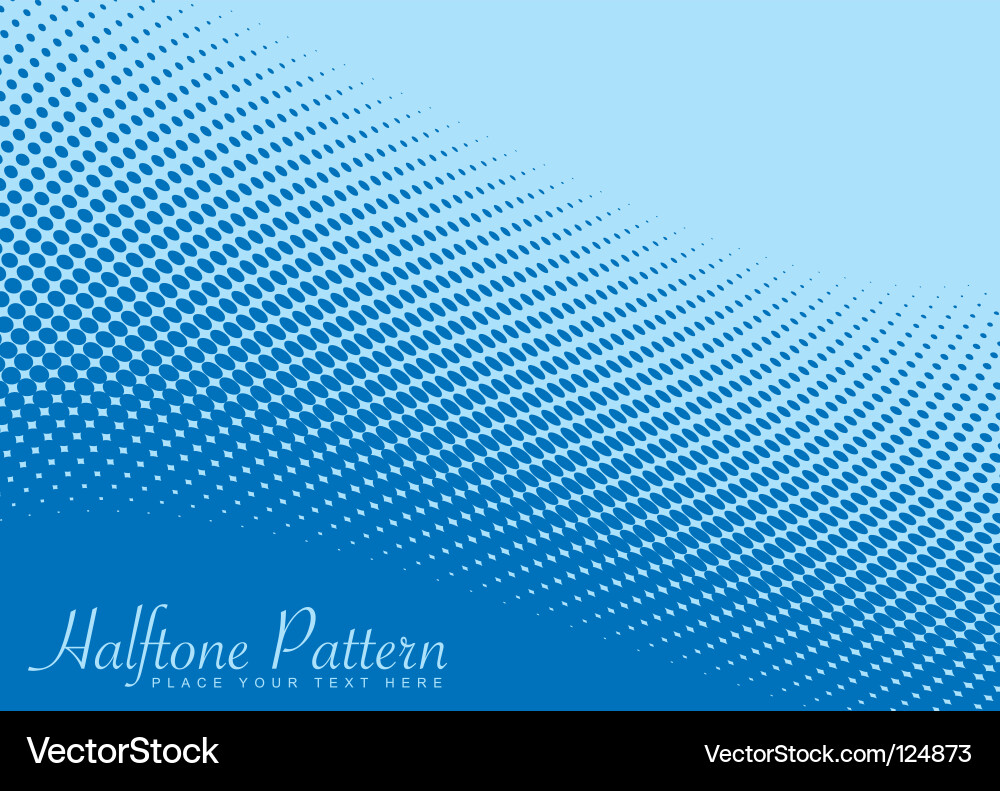 Halftone Wave Pattern Vector Image