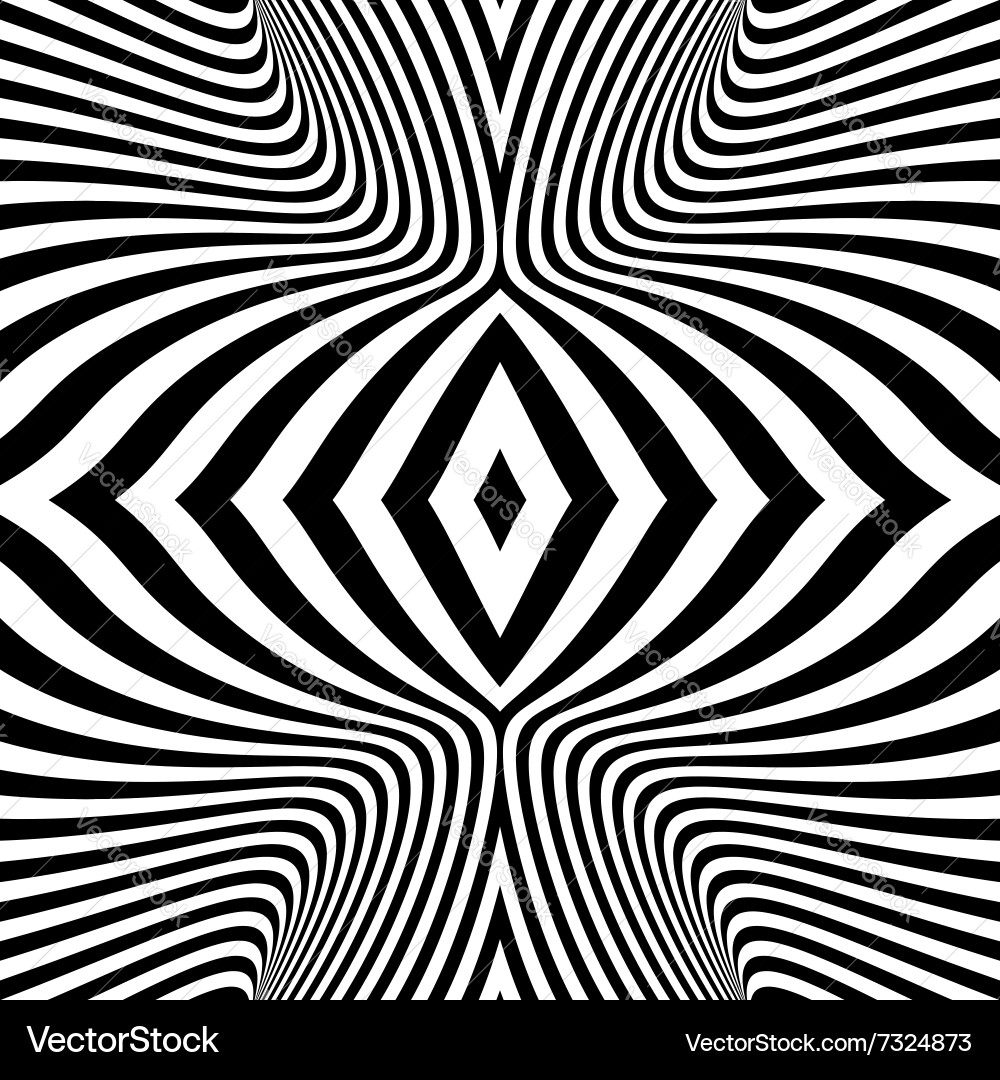 Pattern with optical abstract background Vector Image