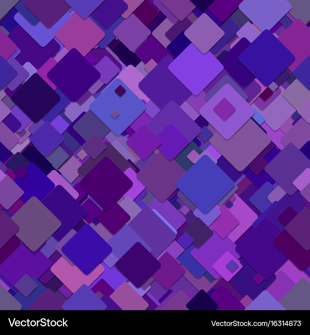 Seamless abstract diagonal square pattern vector image