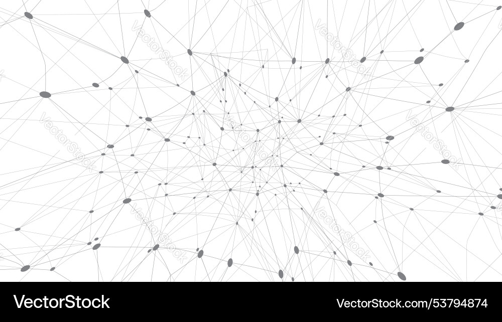 Technology abstract background plexus vector image