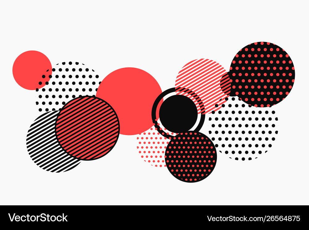 Abstract black and red geometric shape pattern Abstract black and red geometric shape pattern Vector Image