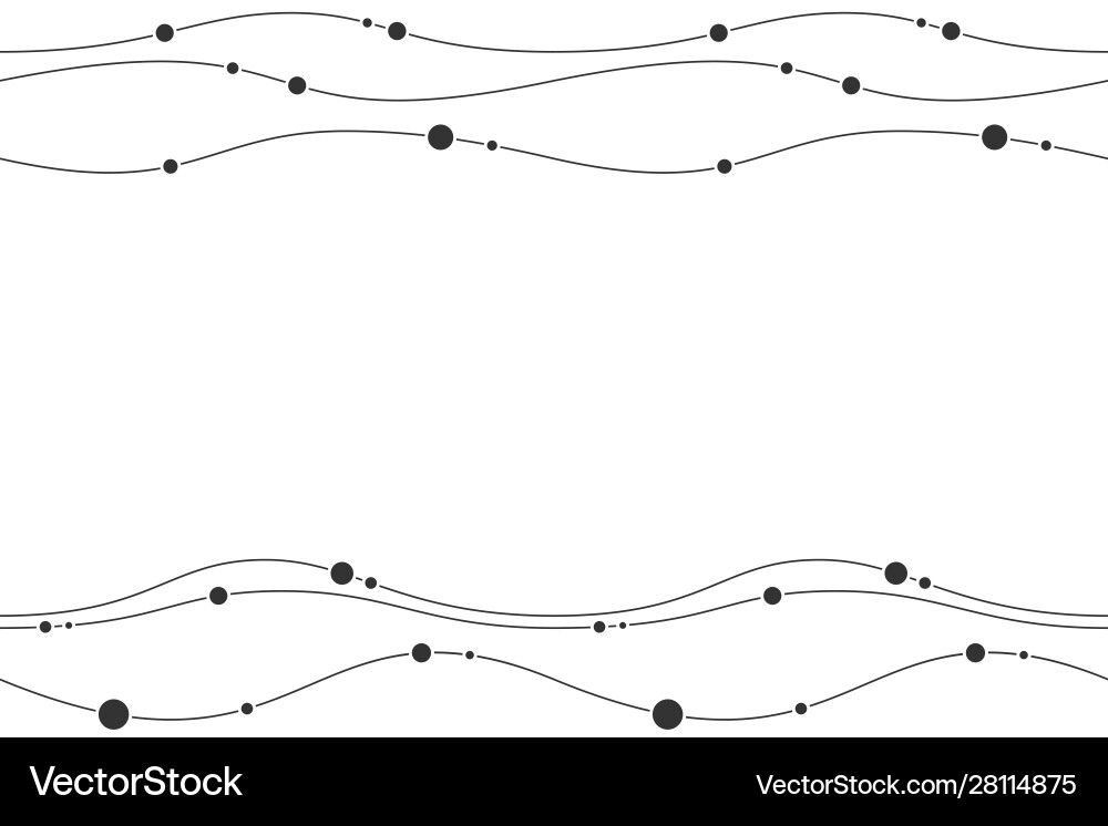 Abstract seamless horizontal border pattern Abstract seamless horizontal border pattern vector image