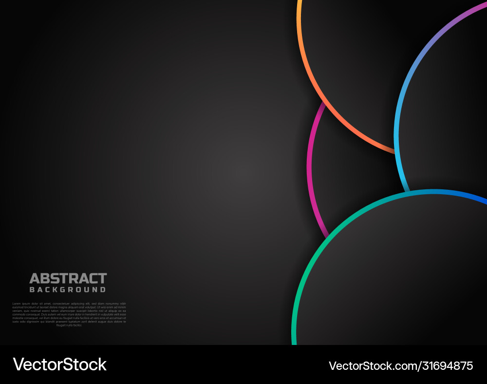 Abstract template circle geometric overlap Abstract template circle geometric overlap vector image