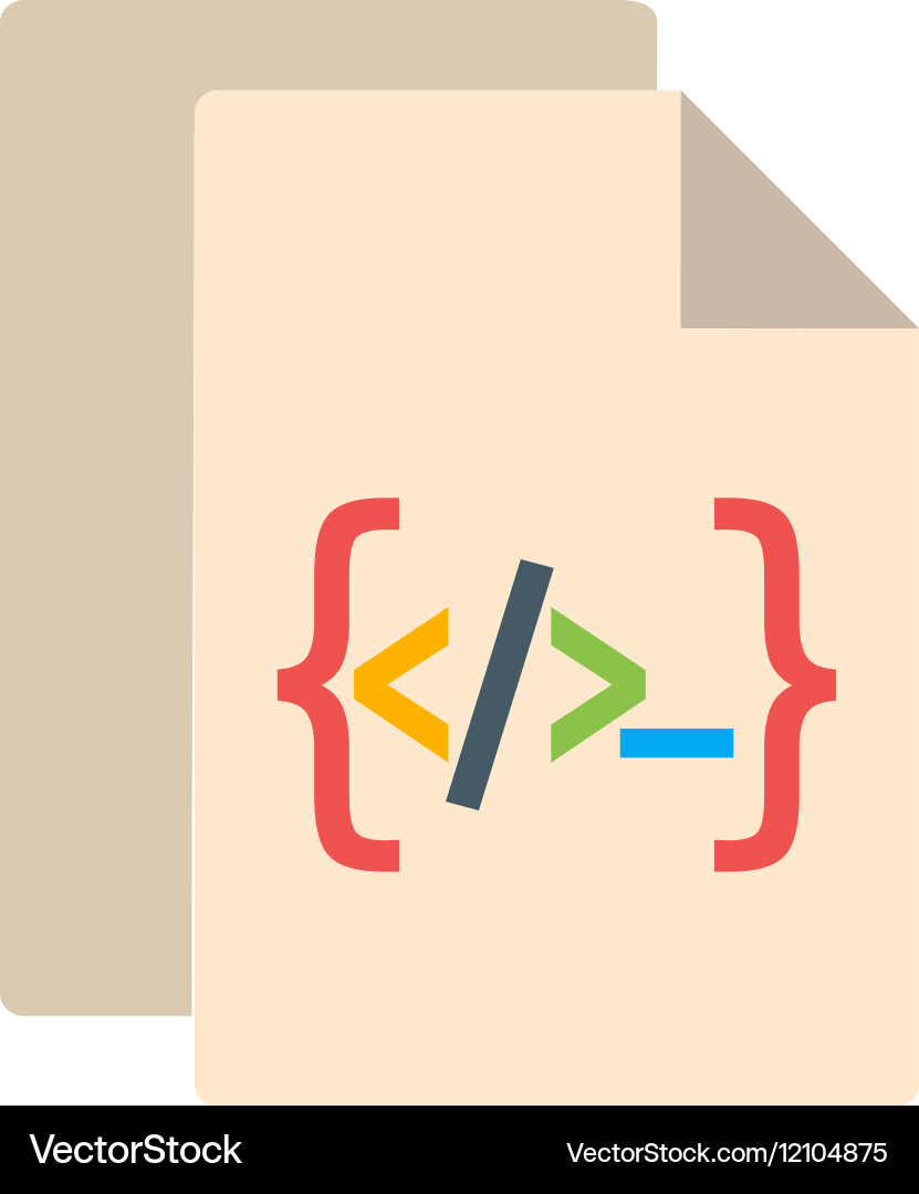 Programming documentation vector image