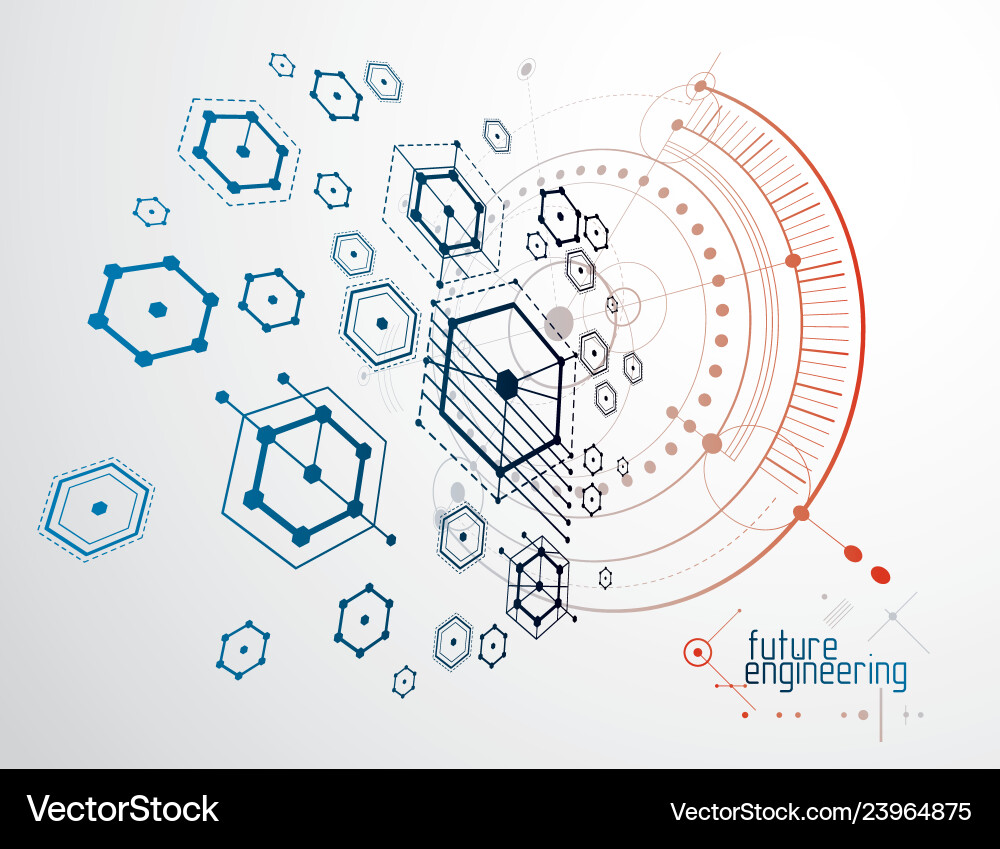 Technical plan abstract engineering draft for use Technical plan abstract engineering draft for use vector image