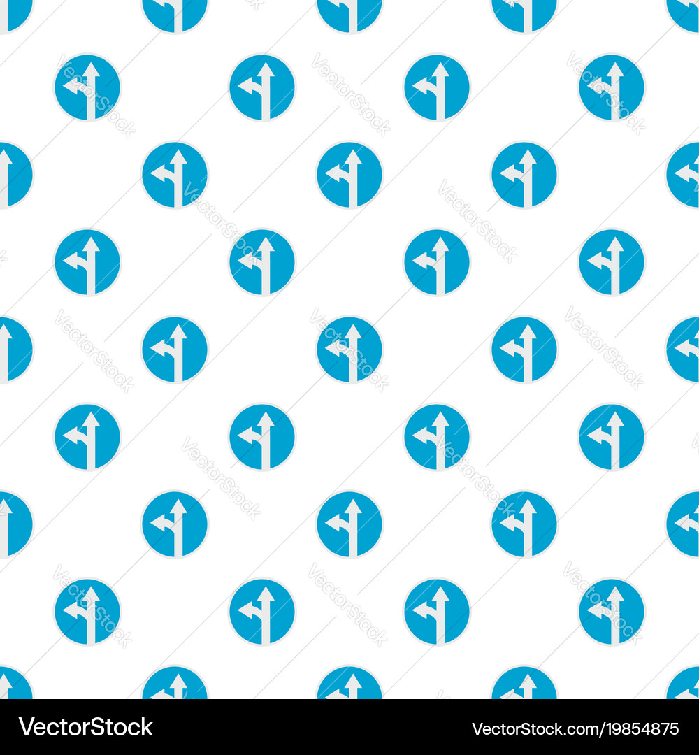 Turn arrow pattern seamless Vector Image