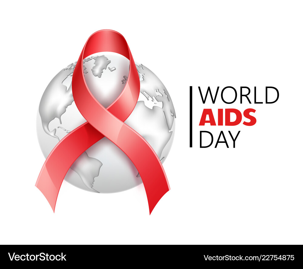 World aids day awareness hiv prevention World aids day awareness hiv prevention vector image