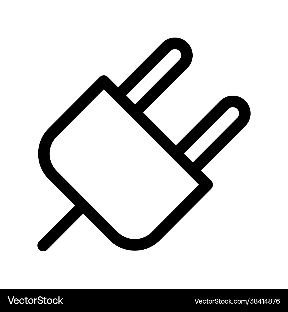 Graphic plug in icon – Royalty-Free Vector | VectorStock