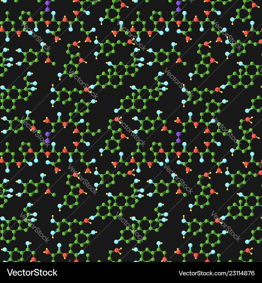 Seamless pattern with formula of adrenaline Seamless pattern with formula of adrenaline vector image