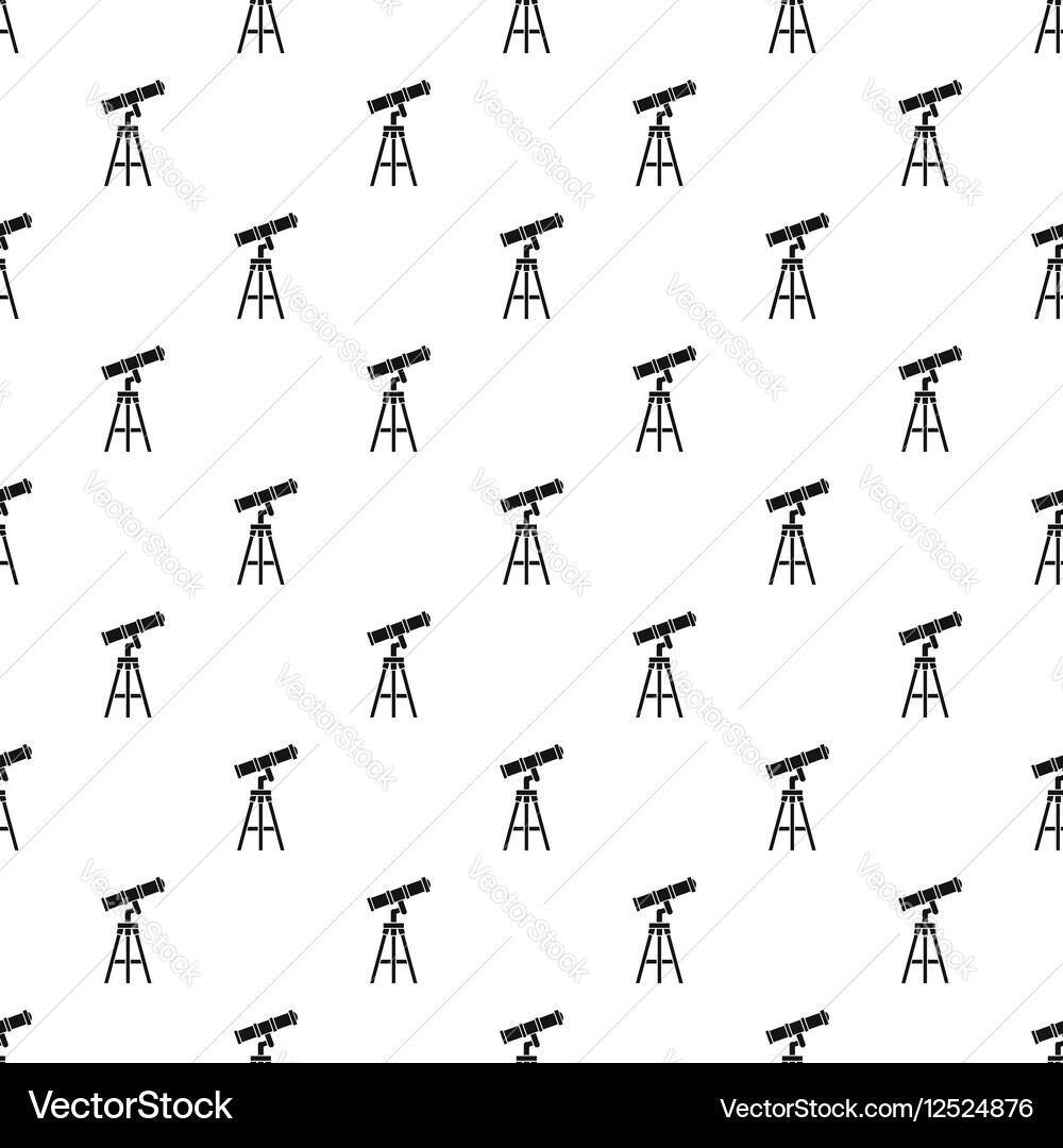 Telescope pattern simple style Vector Image