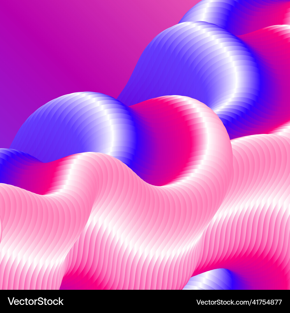 Abstract background with volumetric color wave Abstract background with volumetric color wave Vector Image