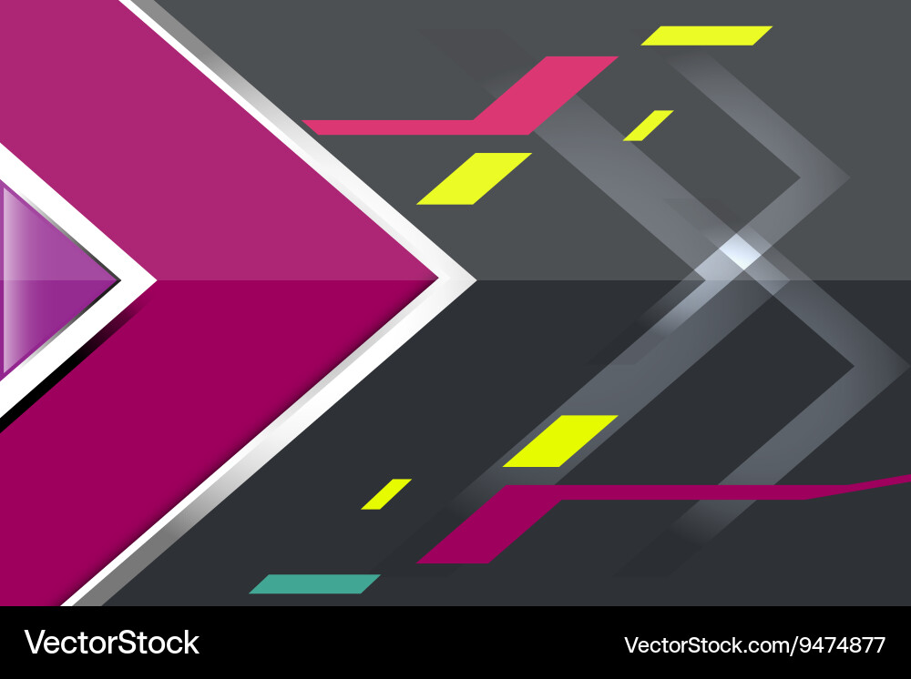 Dynamic Triangle Background vector image