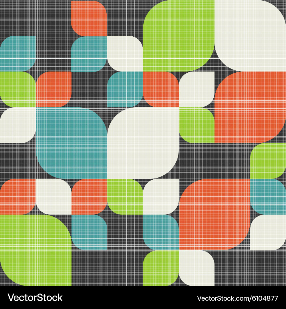 Retro seamless pattern with leaves Vector Image