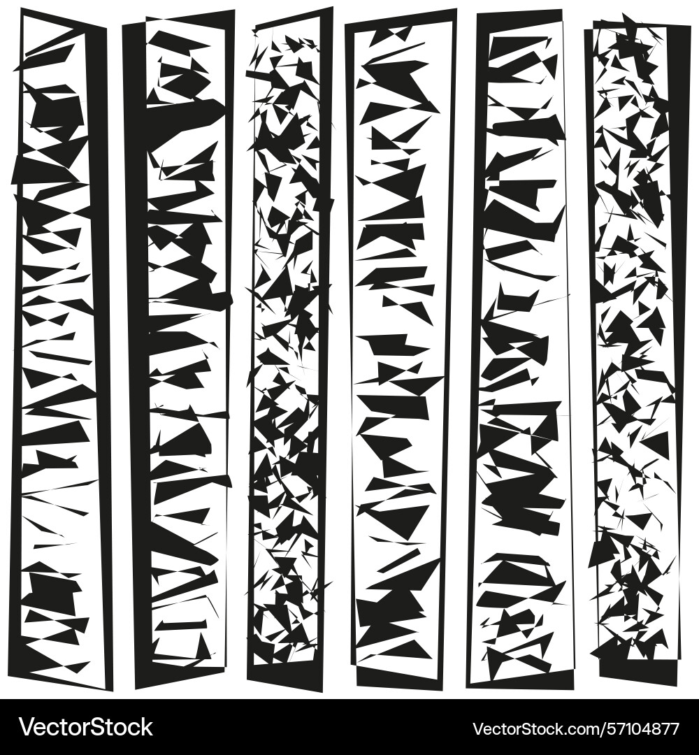 Vertical stripe pattern abstract noise form Vertical stripe pattern abstract noise form Vector Image