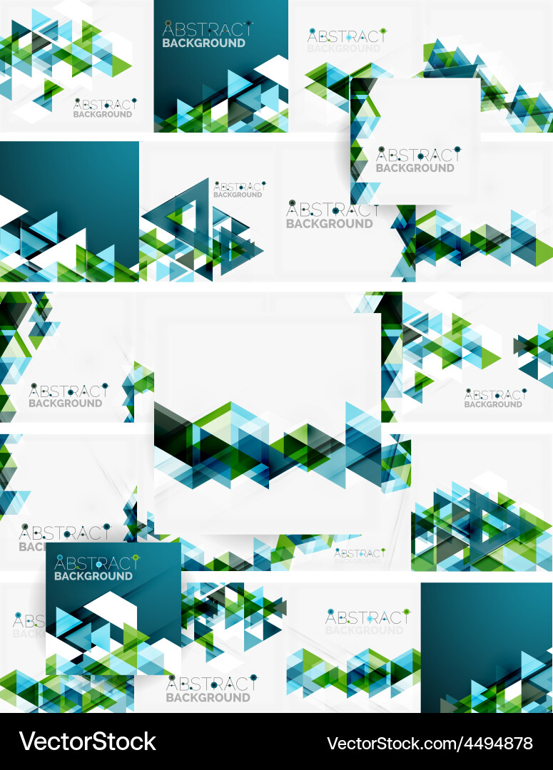 Abstract geometric background modern overlapping Vector Image