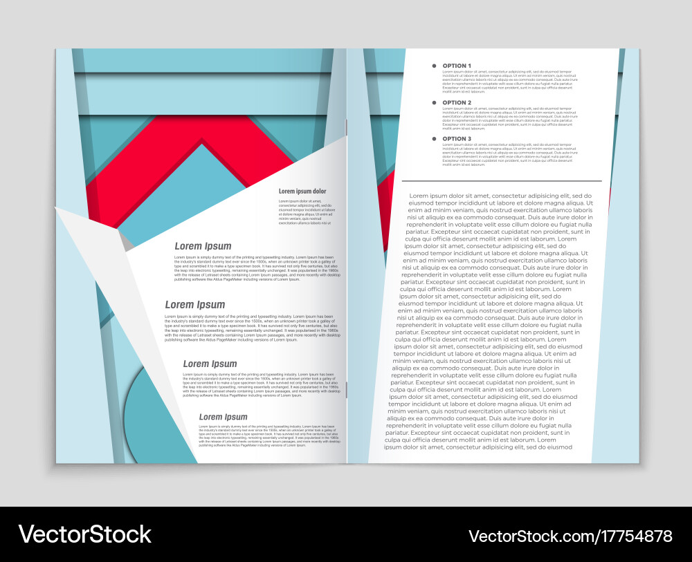 Abstract layout background set for art vector image