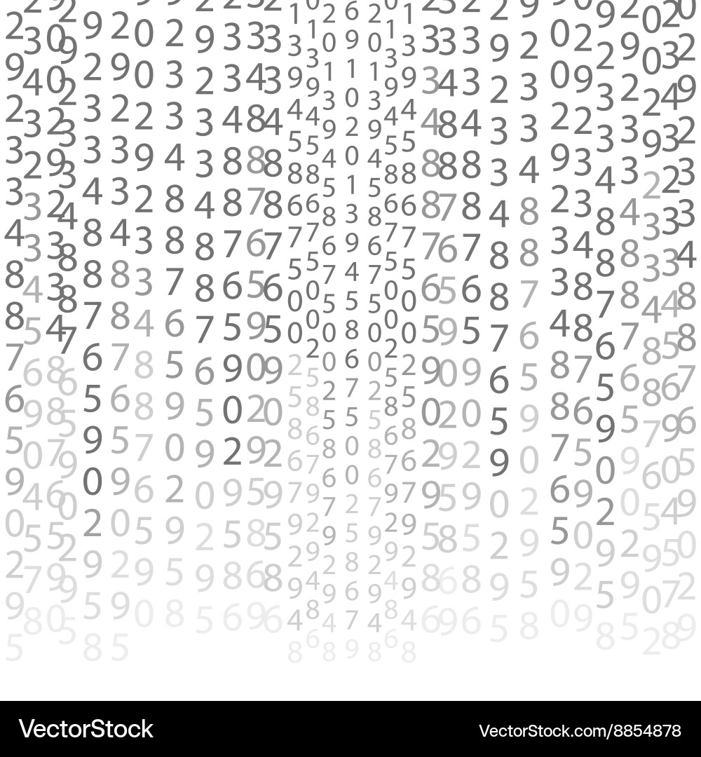 Digital Matrix Code Background vector image